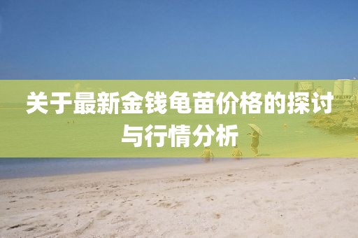关于最新金钱龟苗价格的探讨与行情分析