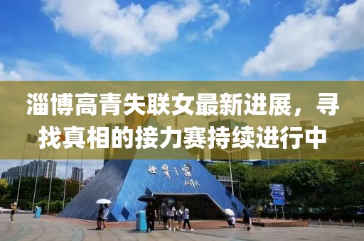 淄博高青失联女最新进展，寻找真相的接力赛持续进行中