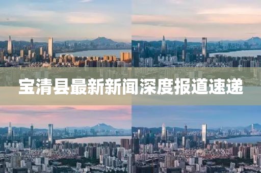 宝清县最新新闻深度报道速递