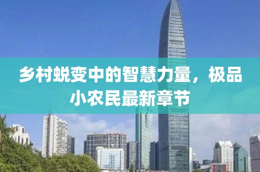 乡村蜕变中的智慧力量，极品小农民最新章节