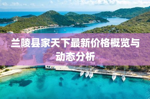 兰陵县家天下最新价格概览与动态分析