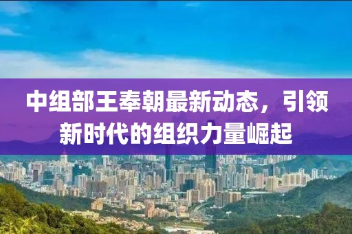 中组部王奉朝最新动态，引领新时代的组织力量崛起