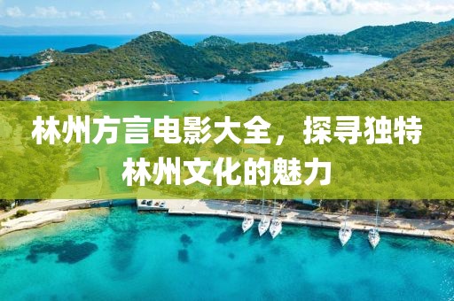 林州方言电影大全，探寻独特林州文化的魅力