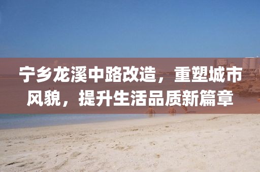 宁乡龙溪中路改造，重塑城市风貌，提升生活品质新篇章