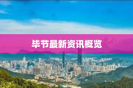 毕节最新资讯概览