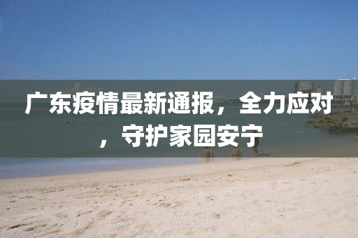 广东疫情最新通报，全力应对，守护家园安宁