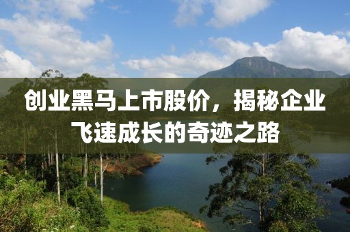 创业黑马上市股价，揭秘企业飞速成长的奇迹之路