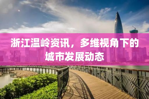 浙江温岭资讯，多维视角下的城市发展动态