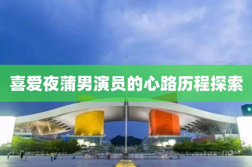 喜爱夜蒲男演员的心路历程探索