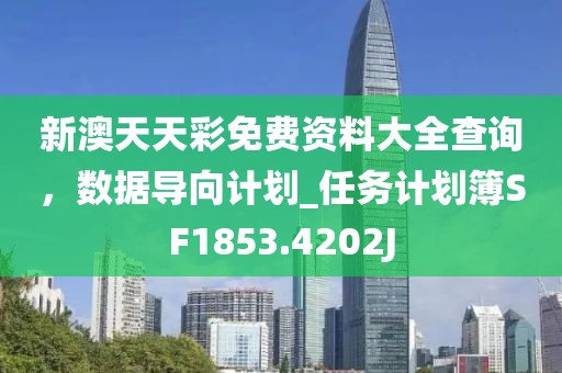 新澳天天彩免费资料大全查询，数据导向计划_任务计划簿SF1853.4202J