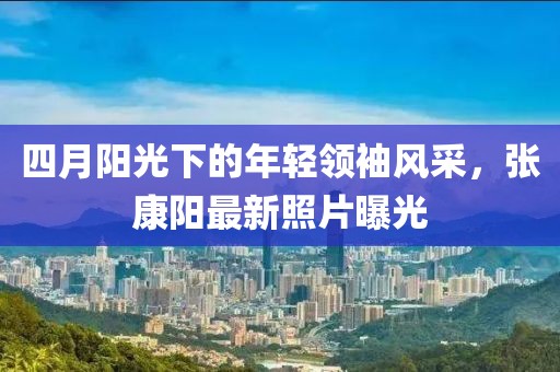 四月阳光下的年轻领袖风采，张康阳最新照片曝光