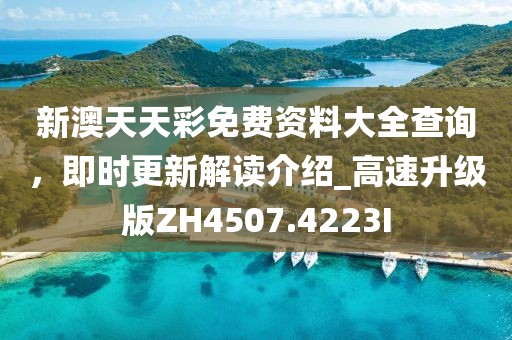 新澳天天彩免费资料大全查询，即时更新解读介绍_高速升级版ZH4507.4223I