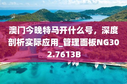 澳门今晚特马开什么号，深度剖析实际应用_管理面板NG302.7613B