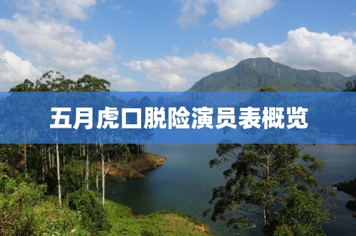 五月虎口脱险演员表概览