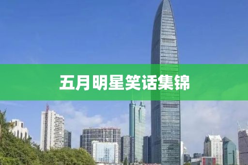 五月明星笑话集锦