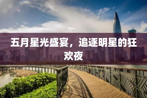 五月星光盛宴，追逐明星的狂欢夜