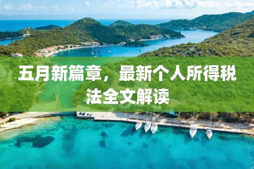 五月新篇章，最新个人所得税法全文解读