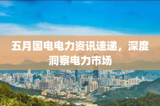 五月国电电力资讯速递，深度洞察电力市场