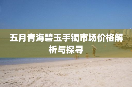 五月青海碧玉手镯市场价格解析与探寻