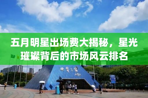 五月明星出场费大揭秘，星光璀璨背后的市场风云排名