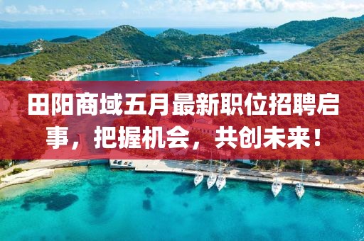 田阳商域五月最新职位招聘启事，把握机会，共创未来！