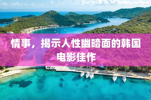 情事，揭示人性幽暗面的韩国电影佳作