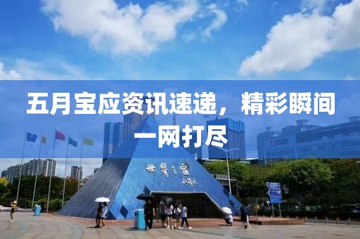 五月宝应资讯速递，精彩瞬间一网打尽