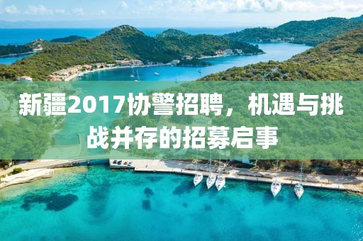 新疆2017协警招聘，机遇与挑战并存的招募启事