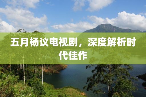 五月杨议电视剧，深度解析时代佳作