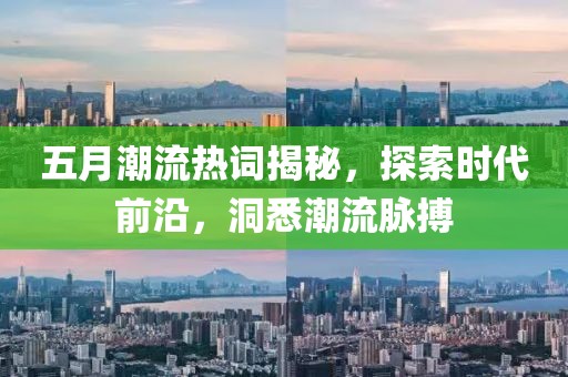 五月潮流热词揭秘，探索时代前沿，洞悉潮流脉搏