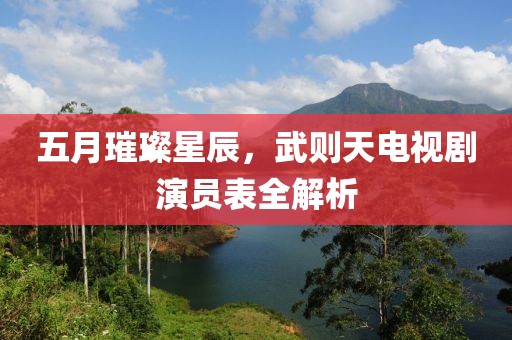 五月璀璨星辰，武则天电视剧演员表全解析
