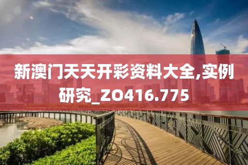 新澳门天天开彩资料大全,实例研究_ZO416.775