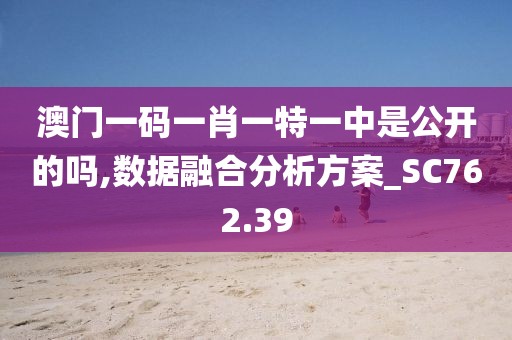 澳门一码一肖一特一中是公开的吗,数据融合分析方案_SC762.39