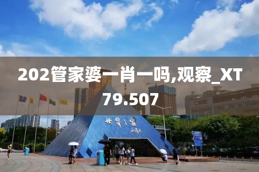 202管家婆一肖一吗,观察_XT79.507