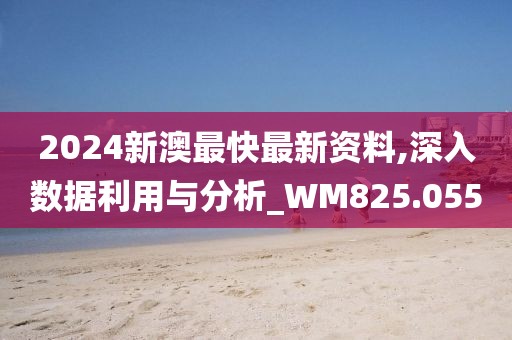 2024新澳最快最新资料,深入数据利用与分析_WM825.055