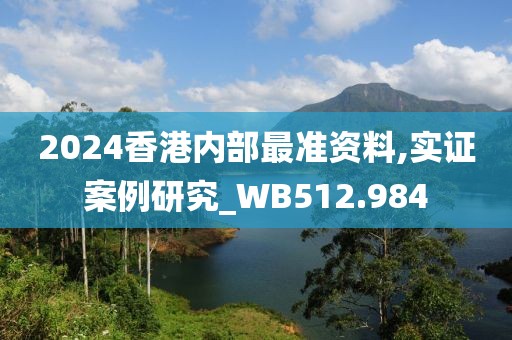 2024香港内部最准资料,实证案例研究_WB512.984
