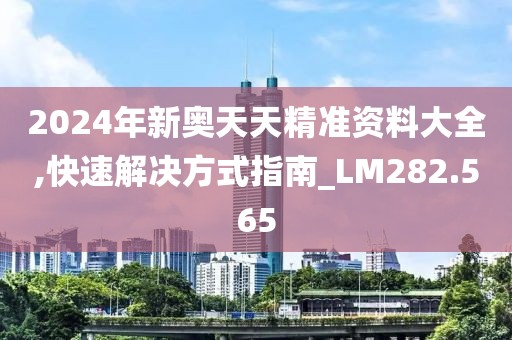 2024年新奥天天精准资料大全,快速解决方式指南_LM282.565