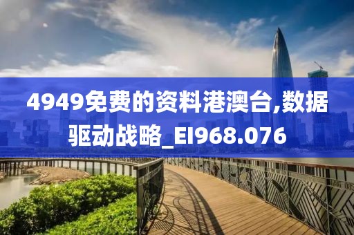 4949免费的资料港澳台,数据驱动战略_EI968.076