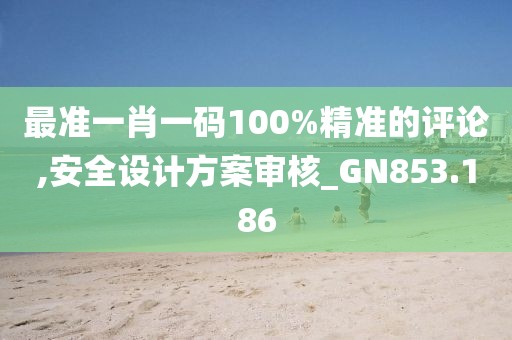 最准一肖一码100%精准的评论,安全设计方案审核_GN853.186