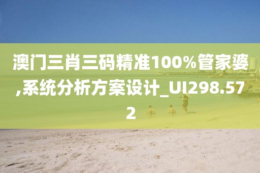 澳门三肖三码精准100%管家婆,系统分析方案设计_UI298.572