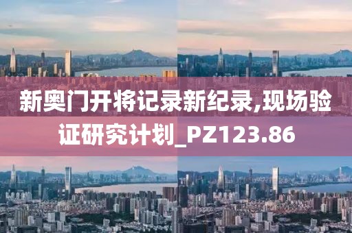 新奥门开将记录新纪录,现场验证研究计划_PZ123.86