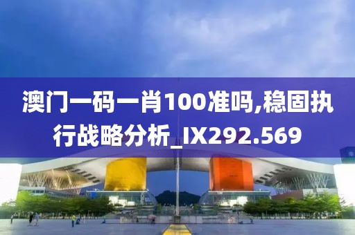 澳门一码一肖100准吗,稳固执行战略分析_IX292.569