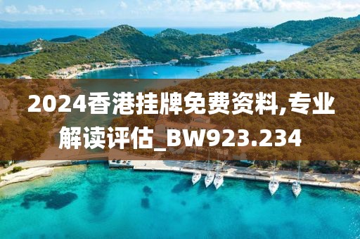2024香港挂牌免费资料,专业解读评估_BW923.234