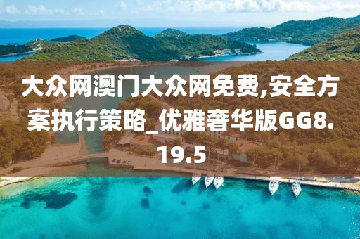 大众网澳门大众网免费,安全方案执行策略_优雅奢华版GG8.19.5