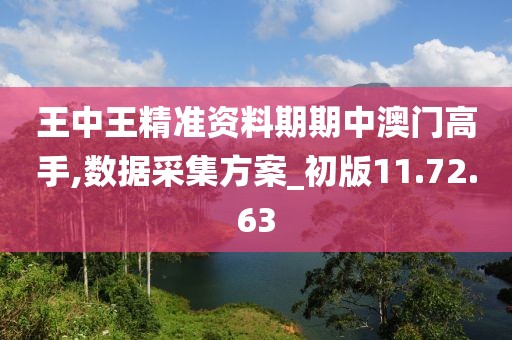 王中王精准资料期期中澳门高手,数据采集方案_初版11.72.63