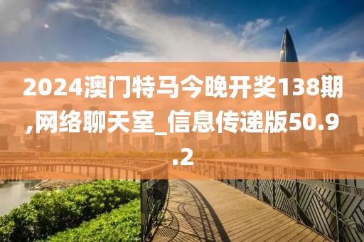 2024澳门特马今晚开奖138期,网络聊天室_信息传递版50.9.2