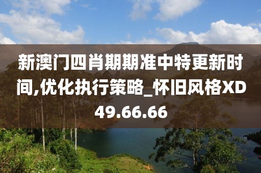 新澳门四肖期期准中特更新时间,优化执行策略_怀旧风格XD49.66.66