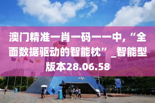 澳门精准一肖一码一一中,“全面数据驱动的智能枕”_智能型版本28.06.58
