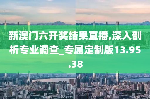 新澳门六开奖结果直播,深入剖析专业调查_专属定制版13.95.38
