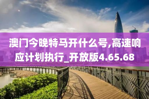澳门今晚特马开什么号,高速响应计划执行_开放版4.65.68